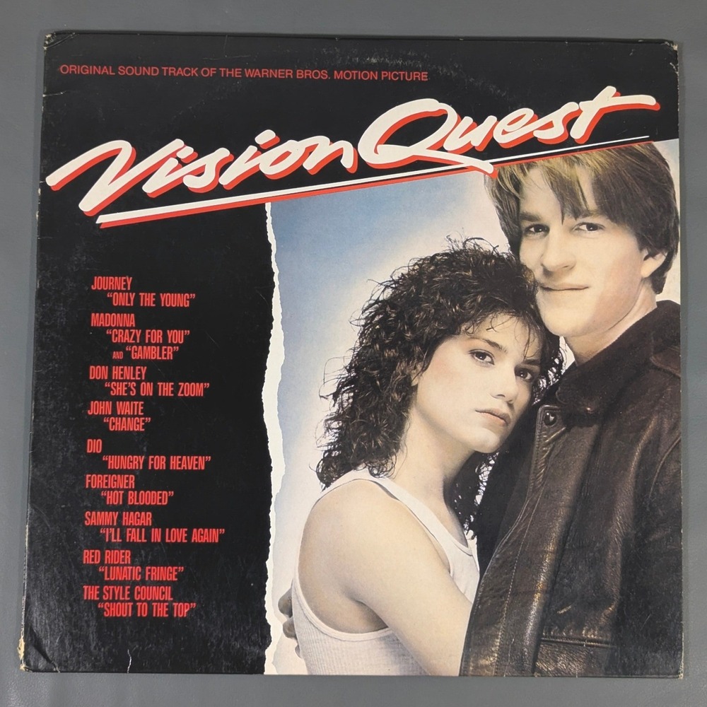 Vision Quest Soundtrack Vinyl LP 1985 Geffen GHS 24063 Madonna Journey Dio NM/VG